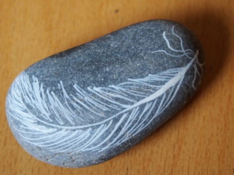 Feathery paperweight?